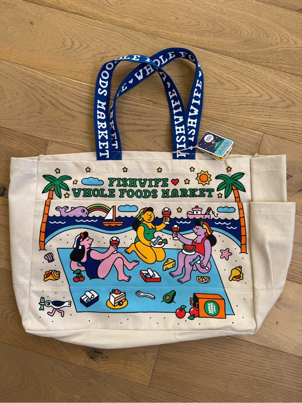 ✨Whole Foods x Fishwife ✨ Large Tote